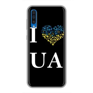 Силіконовий Чохол на Samsung Galaxy A50 2019 (A505F) (Я-Україна) (I Love UA)
