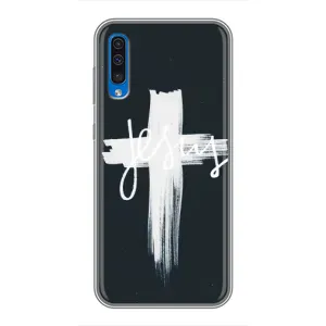 Чехлы для Самсунг Галакси А50 (2019) (Крест Иисуса) (Jesus)