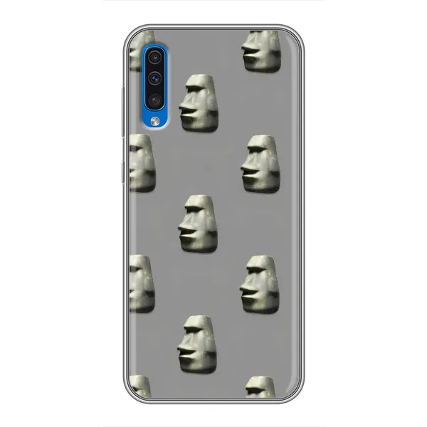 Чехол с рисунком «Каменное лицо» для Samsung Galaxy A50 2019 (A505F) Чехол с рисунком «Каменное лицо» для Samsung Galaxy A50 2019 (A505F)