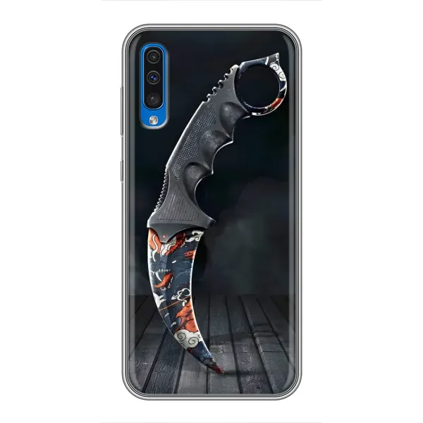 Чехол с рисунком «Кинжал КС ГО» для Samsung Galaxy A50 2019 (A505F) Чехол с рисунком «Кинжал КС ГО» для Samsung Galaxy A50 2019 (A505F)