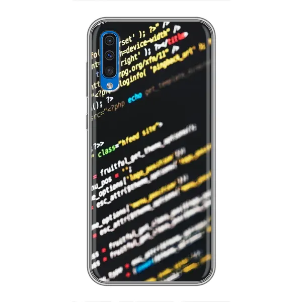 Чехол с рисунком «Код» для Samsung Galaxy A50 2019 (A505F) Чехол с рисунком «Код» для Samsung Galaxy A50 2019 (A505F)