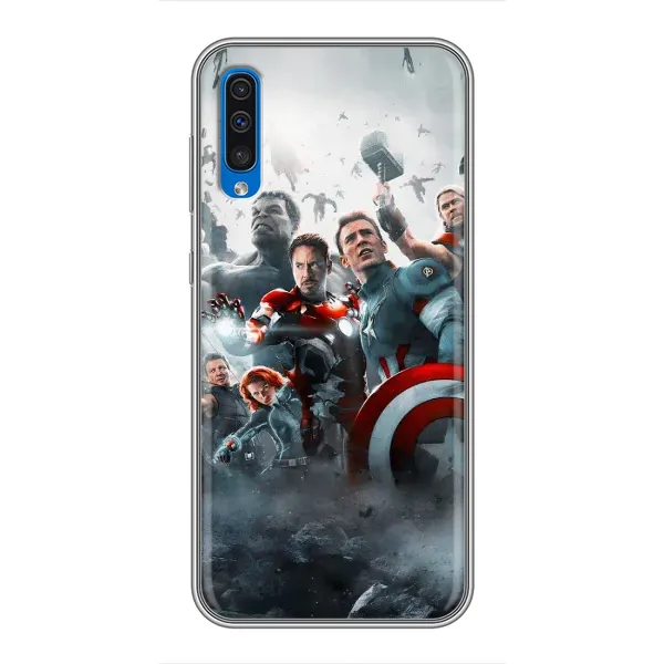 Чехол с рисунком «Команда марвел» для Samsung Galaxy A50 2019 (A505F)