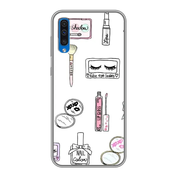 Чехол с рисунком «Косметика» для Samsung Galaxy A50 2019 (A505F) Чехол с рисунком «Косметика» для Samsung Galaxy A50 2019 (A505F)