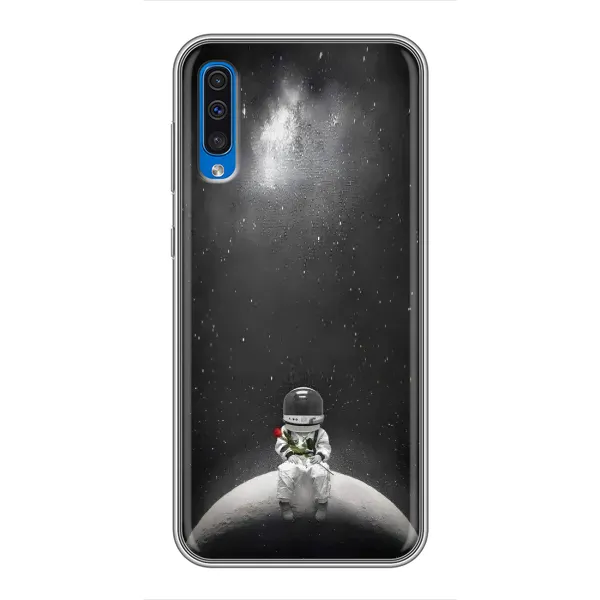 Чехол с рисунком «Космонавт романтик» для Samsung Galaxy A50 2019 (A505F)