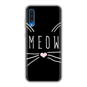 Бампер с изображением Котиков для Самсунг Галакси А50 (2019) (КОТИК MEOW)