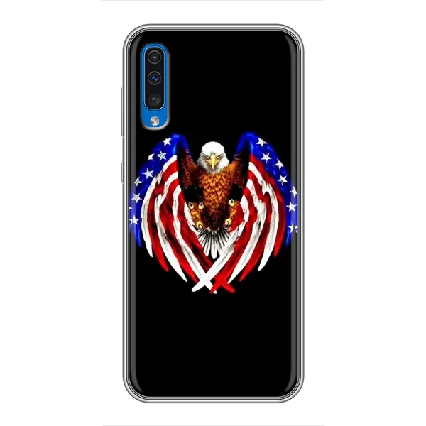 Чехол с рисунком «Крылья США» для Samsung Galaxy A50 2019 (A505F) Чехол с рисунком «Крылья США» для Samsung Galaxy A50 2019 (A505F)