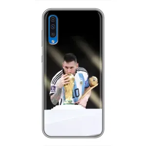 Чехлы Лео Месси Аргентина для Samsung Galaxy A50 2019 (A505F) (Кубок Мира)