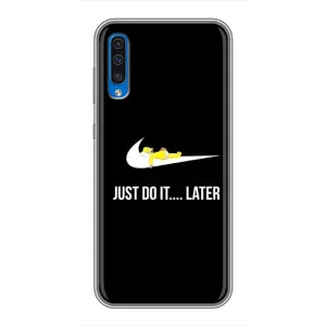 Силіконовый Чохол на Samsung Galaxy A50 2019 (A505F) з картинкою НАЙК (Later)