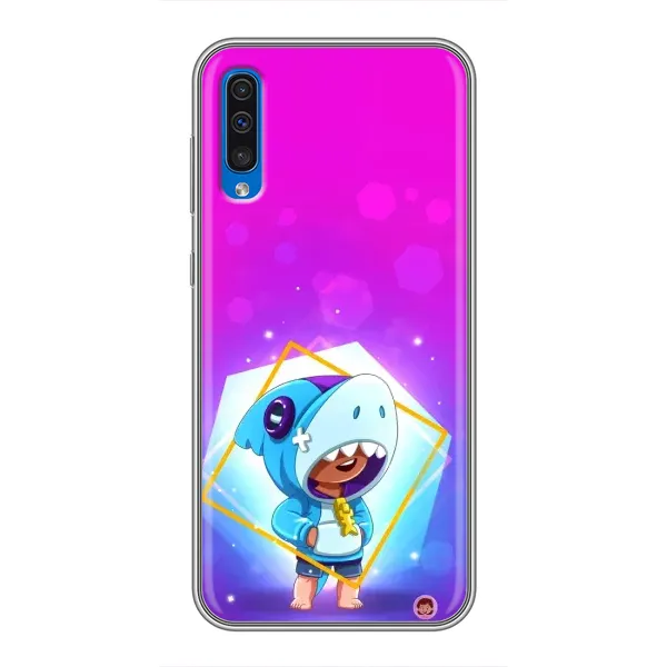 Чехол с рисунком «Леон в костюме Акулы» для Samsung Galaxy A50 2019 (A505F)