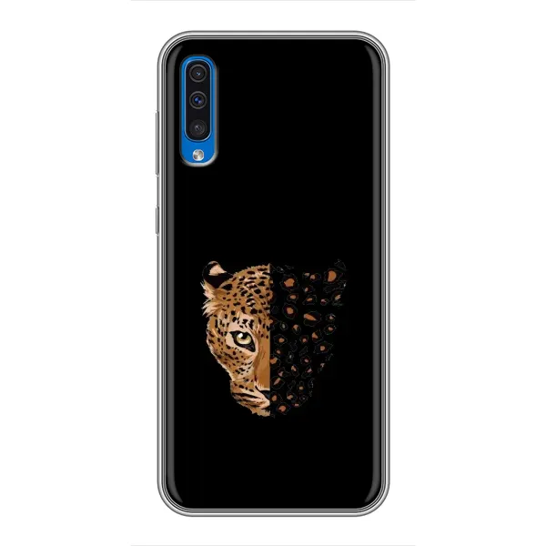 Чехол с рисунком «Леопард на черном» для Samsung Galaxy A50 2019 (A505F) Чехол с рисунком «Леопард на черном» для Samsung Galaxy A50 2019 (A505F)