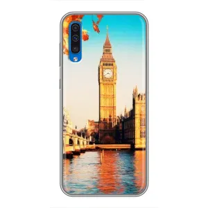 Чехол с рисунком «Летний Лондон» для Samsung Galaxy A50 2019 (A505F)