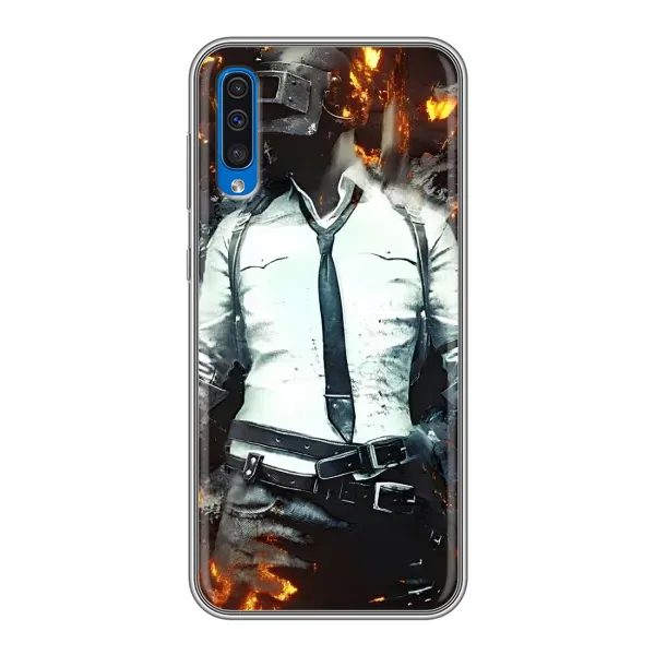 Чехол с рисунком «Man Пубг» для Samsung Galaxy A50 2019 (A505F)
