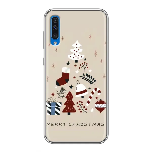 Чехол с рисунком «Merry Christmas» для Samsung Galaxy A50 2019 (A505F) Чехол с рисунком «Merry Christmas» для Samsung Galaxy A50 2019 (A505F)