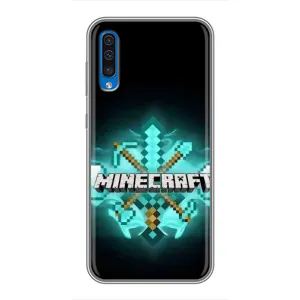 Чехол майнкрафт для Samsung Galaxy A50 2019 (A505F) (MineCraft 2)