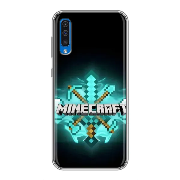 Чехол с рисунком «MineCraft 2» для Samsung Galaxy A50 2019 (A505F)