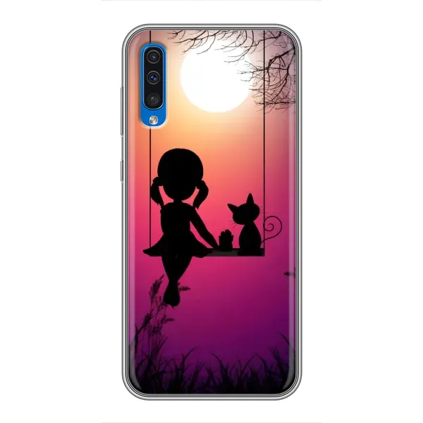 Чехол с рисунком «На качели» для Samsung Galaxy A50 2019 (A505F) Чехол с рисунком «На качели» для Samsung Galaxy A50 2019 (A505F)