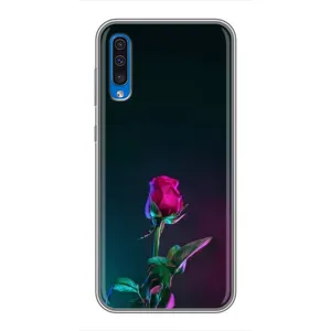 Чохли з принтом Троянд для Samsung Galaxy A50 2019 (A505F) (Нічна троянда)