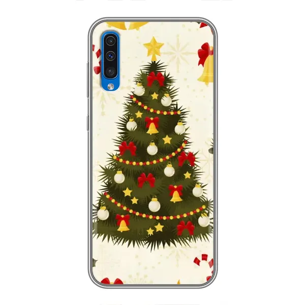 Чехол с рисунком «Новогодний принт» для Samsung Galaxy A50 2019 (A505F) Чехол с рисунком «Новогодний принт» для Samsung Galaxy A50 2019 (A505F)