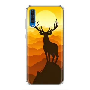 Чохли з зображенням різних тварин на Samsung Galaxy A50 2019 (A505F) (Силует Оленя)