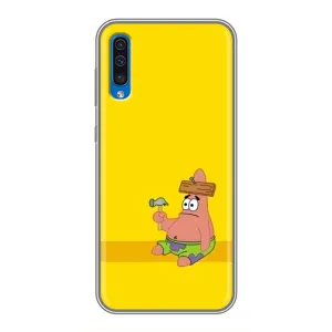 Чехлы с Патриком на Samsung Galaxy A50 2019 (A505F) (Ошибочка)