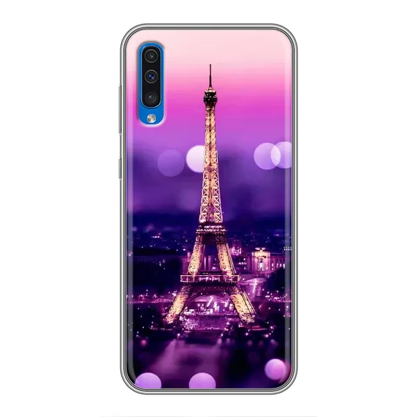 Чехол с рисунком «Париж башня» для Samsung Galaxy A50 2019 (A505F) Чехол с рисунком «Париж башня» для Samsung Galaxy A50 2019 (A505F)