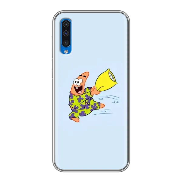 Чехол с рисунком «Патрик с подушкой» для Samsung Galaxy A50 2019 (A505F) Чехол с рисунком «Патрик с подушкой» для Samsung Galaxy A50 2019 (A505F)
