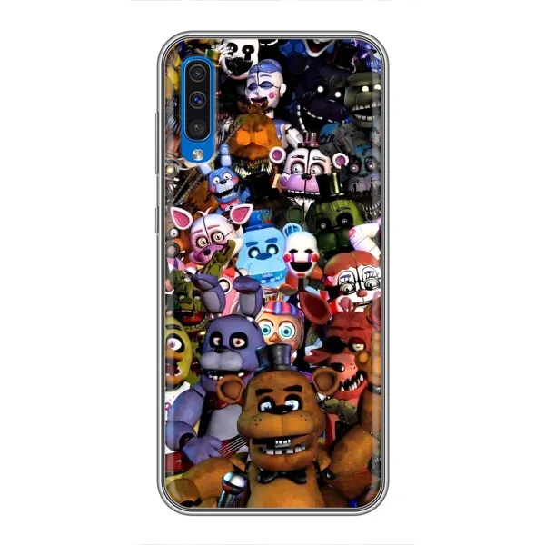 Чехол с рисунком «Персонажи Фредди» для Samsung Galaxy A50 2019 (A505F) Чехол с рисунком «Персонажи Фредди» для Samsung Galaxy A50 2019 (A505F)