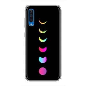 Чохол (ТПУ) з планетами на Samsung Galaxy A50 2019 (A505F) (Повнолуння)
