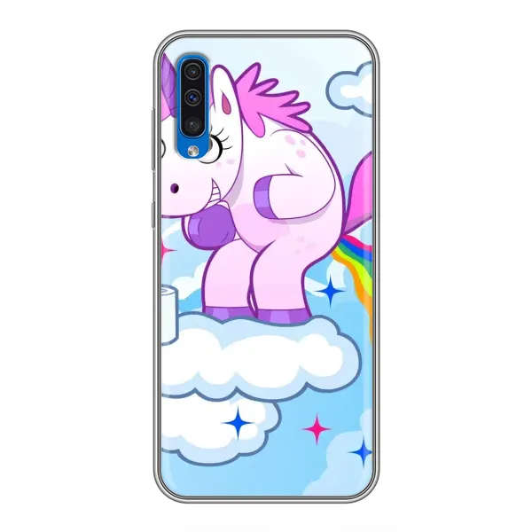 Чехол с рисунком «Радуга единорожка» для Samsung Galaxy A50 2019 (A505F) Чехол с рисунком «Радуга единорожка» для Samsung Galaxy A50 2019 (A505F)
