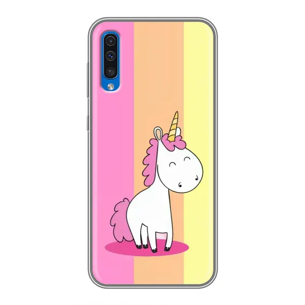 Чехол с рисунком «Радужный Единорог» для Samsung Galaxy A50 2019 (A505F) Чехол с рисунком «Радужный Единорог» для Samsung Galaxy A50 2019 (A505F)