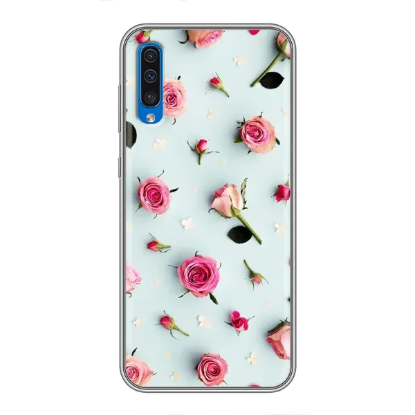 Чехол с рисунком «Разные цветы» для Samsung Galaxy A50 2019 (A505F) Чехол с рисунком «Разные цветы» для Samsung Galaxy A50 2019 (A505F)