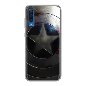 Чохол с Щітом Капітана Америки на Samsung Galaxy A50 2019 (A505F) (Ретро Щит Капітана)
