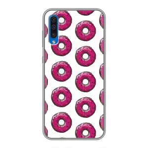 Чохол з зображенням смачної їжі для Samsung Galaxy A50 2019 (A505F) (Рожеві пончик)