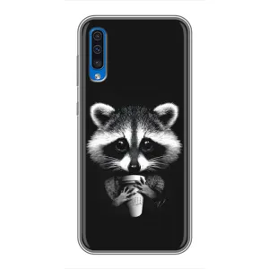 Силіконовий Чохол з Энотами на Samsung Galaxy A50 2019 (A505F) (З кавою)