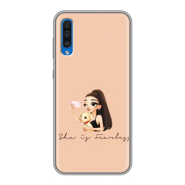 Чехол с рисунком «С собакой» для Samsung Galaxy A50 2019 (A505F) Чехол с рисунком «С собакой» для Samsung Galaxy A50 2019 (A505F)