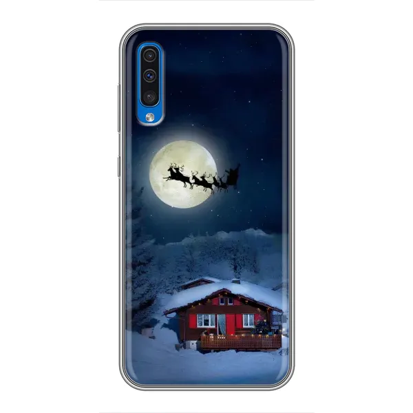 Чехол с рисунком «Санта» для Samsung Galaxy A50 2019 (A505F) Чехол с рисунком «Санта» для Samsung Galaxy A50 2019 (A505F)