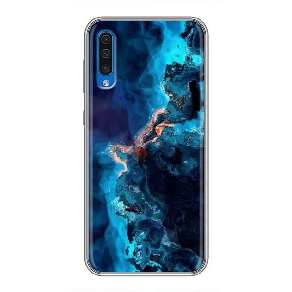 Чехол с рисунком «Синий мрамор» для Samsung Galaxy A50 2019 (A505F) Чехол с рисунком «Синий мрамор» для Samsung Galaxy A50 2019 (A505F)