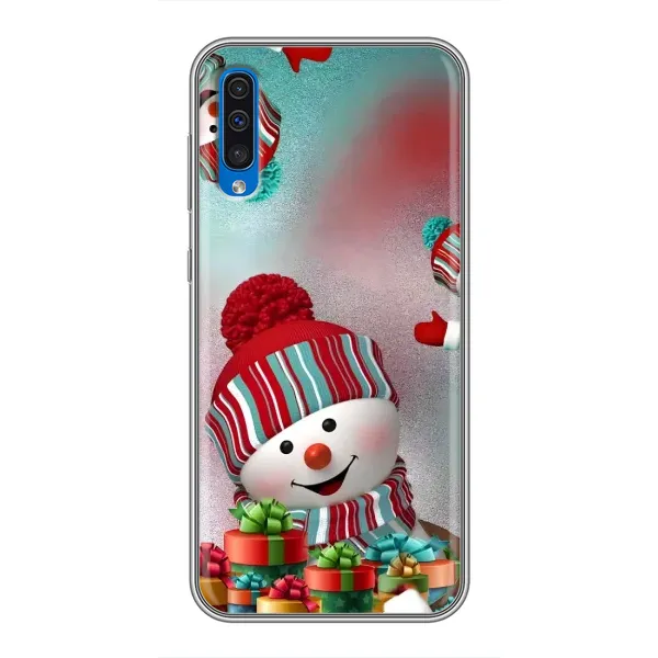 Чехол с рисунком «Снеговик в шапке» для Samsung Galaxy A50 2019 (A505F) Чехол с рисунком «Снеговик в шапке» для Samsung Galaxy A50 2019 (A505F)