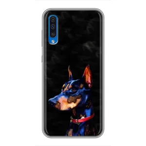Бампер для Samsung Galaxy A50 2019 (A505F) с картинкой "Песики" (Собака Мопс)