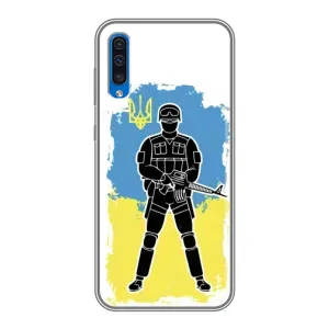 Патриотические Чехлы для Самсунг Галакси А50 (2019) (Солдат Украины)