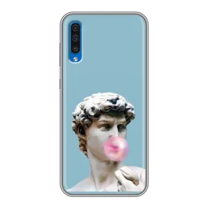 Бампер с принтом Мемы для Samsung Galaxy A50 2019 (A505F) (Статуя Давида)