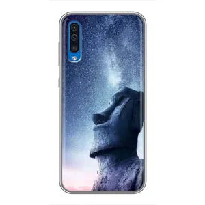 Силиконовые Чехлы (смешные стикеры) для Samsung Galaxy A50 2019 (A505F) (Статуя)