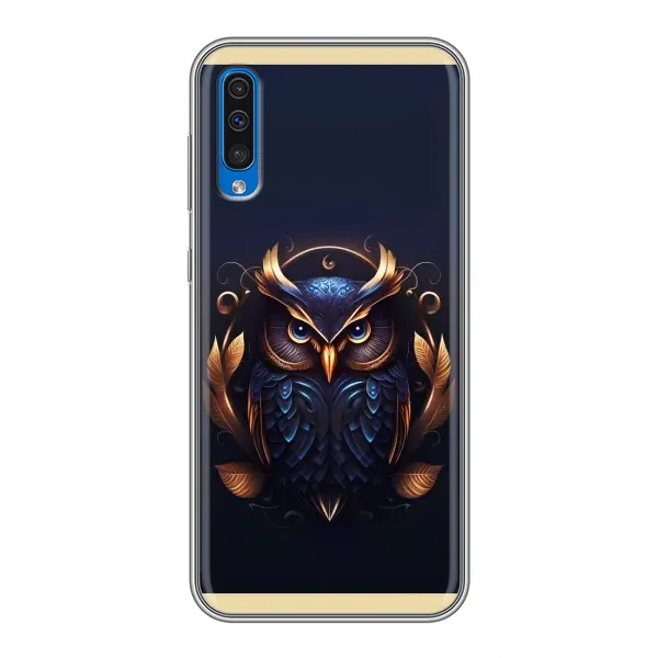 Чехол с рисунком «Стильная Сова» для Samsung Galaxy A50 2019 (A505F)