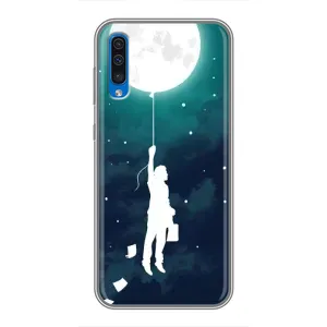 Чохол (ТПУ) з планетами на Samsung Galaxy A50 2019 (A505F) (To The moon)