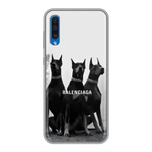 Чехол ДОБЕРМАН для Samsung Galaxy A50 2019 (A505F) (Три добермана)