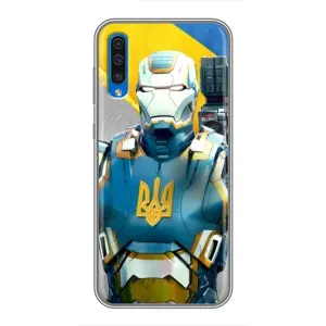 Силіконовий Чохол на Samsung Galaxy A50 2019 (A505F) (Я-Україна) (Український робокоп)