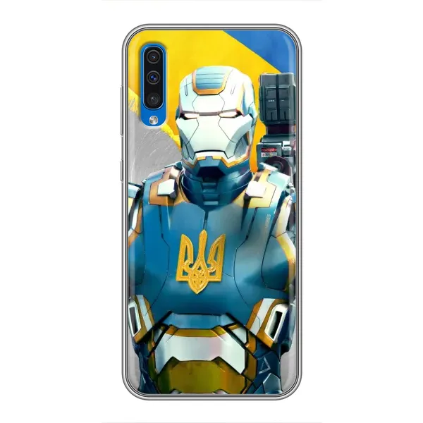 Чехол с рисунком «Украинский робокоп» для Samsung Galaxy A50 2019 (A505F) Чехол с рисунком «Украинский робокоп» для Samsung Galaxy A50 2019 (A505F)