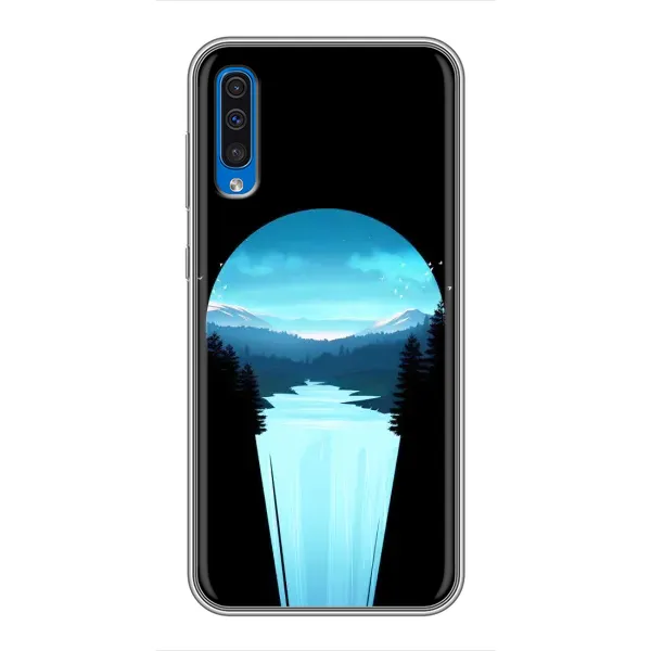 Чехол с рисунком «Синий Водопад» для Samsung Galaxy A50 2019 (A505F) Чехол с рисунком «Синий Водопад» для Samsung Galaxy A50 2019 (A505F)