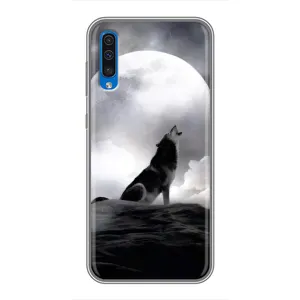 Чохол з Вовком на Samsung Galaxy A50 2019 (A505F) (Вовк і місяць)