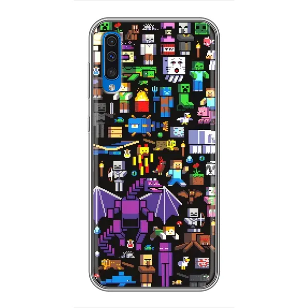 Чехол с рисунком «Все персонажи» для Samsung Galaxy A50 2019 (A505F)